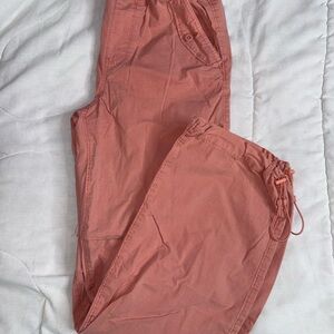 SO Peach Drawstring Trousers